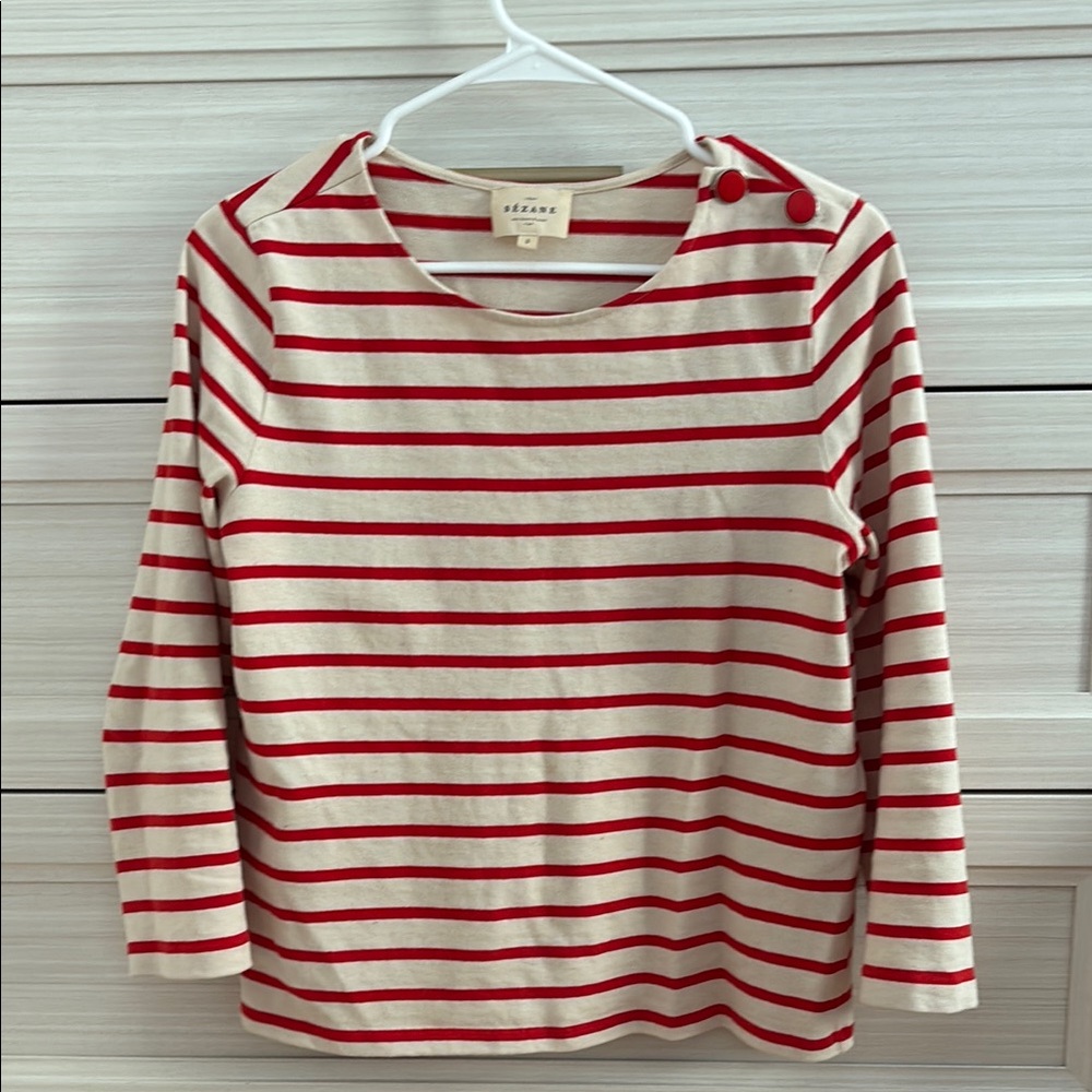 Sezane women’s S mariniere striped top